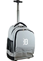 Detroit Tigers Grey Wheeled Premium Backpack