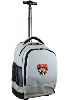 Florida Panthers Grey Wheeled Premium Backpack