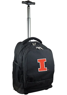 Wheeled Premium Illinois Fighting Illini Backpack