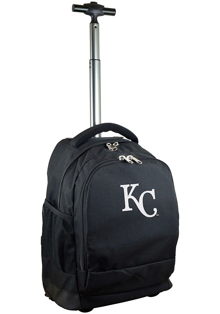 Kansas City Royals Black Wheeled Premium Backpack