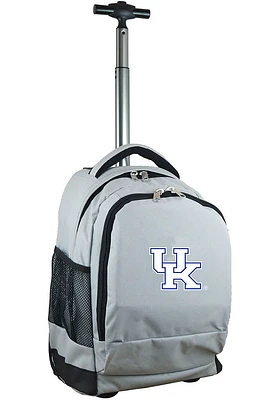 Kentucky Wildcats Grey Wheeled Premium Backpack