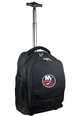 New York Islanders Black Wheeled Premium Backpack