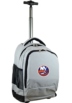 New York Islanders Grey Wheeled Premium Backpack