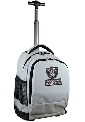 Las Vegas Raiders Grey Wheeled Premium Backpack