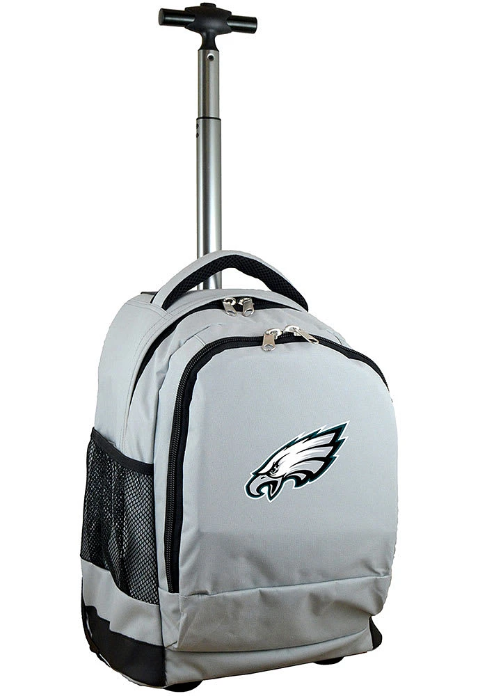 Philadelphia Eagles Grey Wheeled Premium Backpack