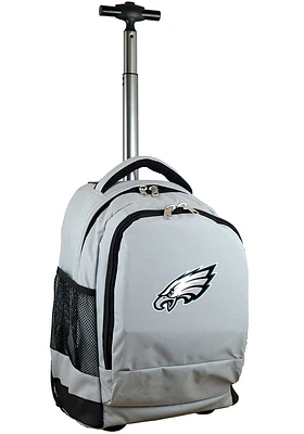 Philadelphia Eagles Grey Wheeled Premium Backpack