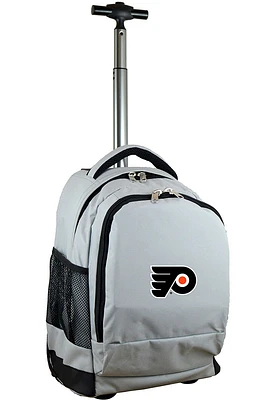 Philadelphia Flyers Grey Wheeled Premium Backpack