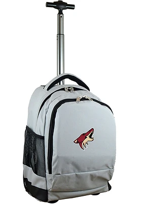 Arizona Coyotes Grey Wheeled Premium Backpack
