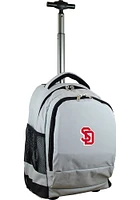South Dakota Coyotes Grey Wheeled Premium Backpack