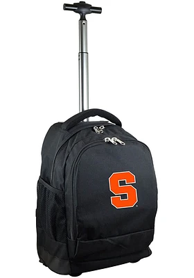 Syracuse Orange Black Wheeled Premium Backpack