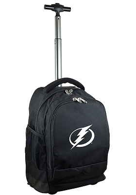 Tampa Bay Lightning Black Wheeled Premium Backpack