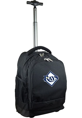 Tampa Bay Rays Black Wheeled Premium Backpack