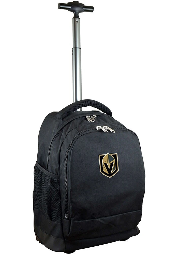 Vegas Golden Knights Black Wheeled Premium Backpack