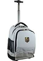 Vegas Golden Knights Grey Wheeled Premium Backpack