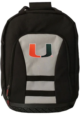 Miami Hurricanes Grey 18 Tool Backpack