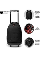 Texas Tech Red Raiders Black 18 Wheeled Tool Backpack