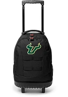 South Florida Bulls Green 18 Wheeled Tool Backpack