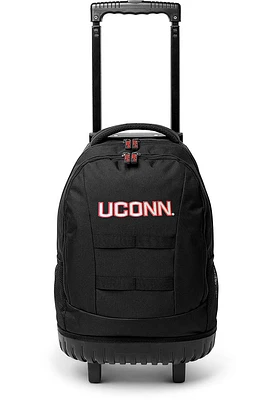 UConn Huskies Black 18 Wheeled Tool Backpack