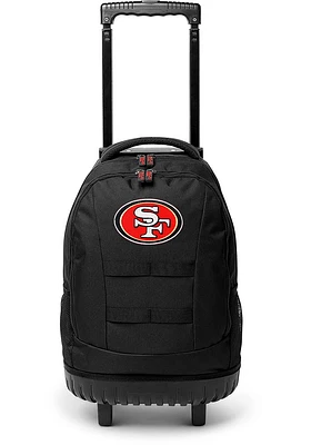 San Francisco 49ers Black 18 Wheeled Tool Backpack
