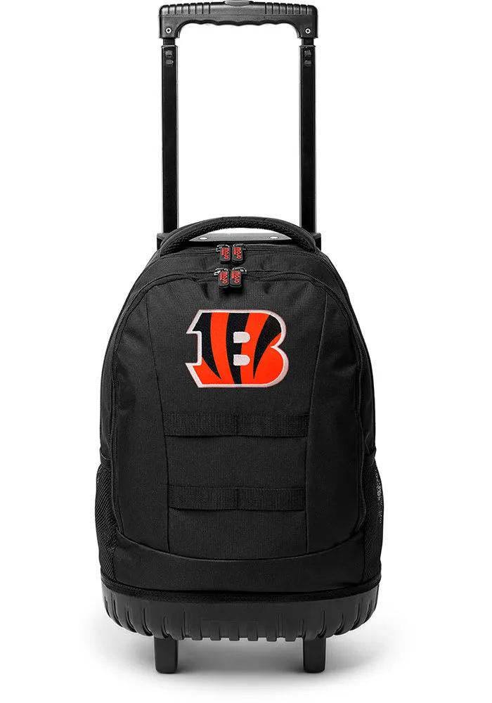 Cincinnati Bengals Black 18 Wheeled Tool Backpack