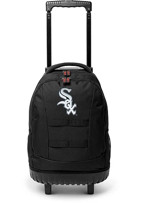 Chicago White Sox Black 18 Wheeled Tool Backpack
