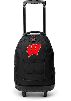 18 Wheeled Tool Wisconsin Badgers Backpack - Black