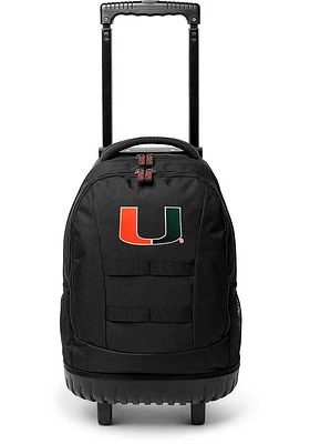Miami Hurricanes Orange 18 Wheeled Tool Backpack