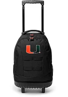 Miami Hurricanes Orange 18 Wheeled Tool Backpack