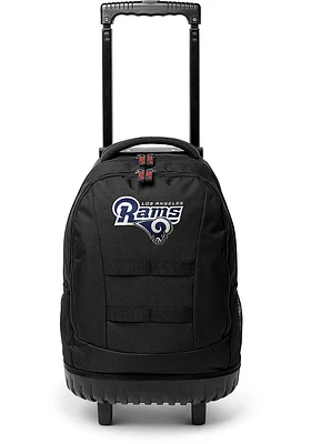 Los Angeles Rams Black 18 Wheeled Tool Backpack