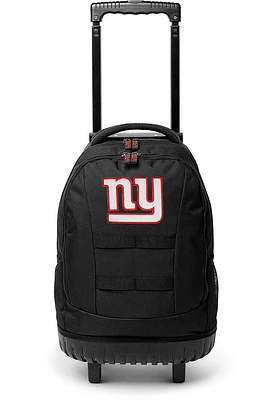 New York Giants Black 18 Wheeled Tool Backpack