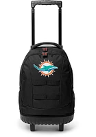 Miami Dolphins Black 18 Wheeled Tool Backpack