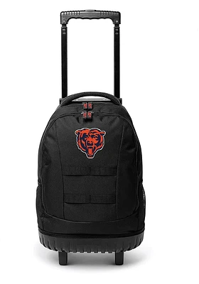Chicago Bears Black 18 Wheeled Tool Backpack