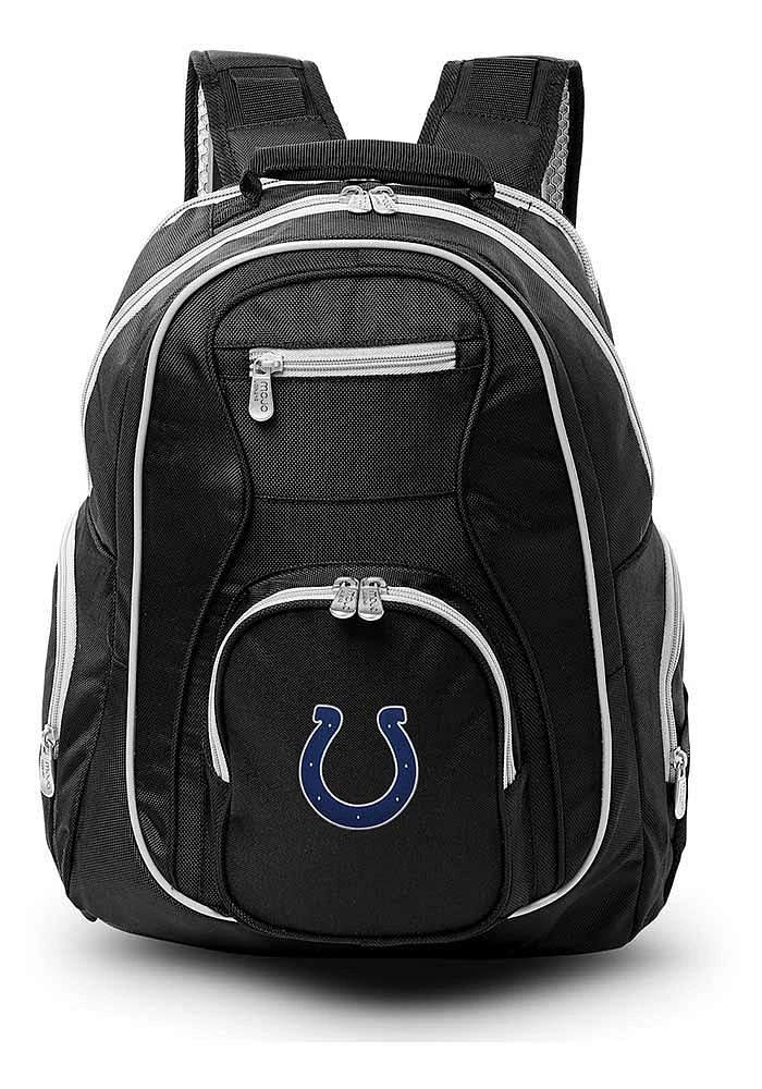 Indianapolis Colts Black 19 Laptop Gray Trim Backpack