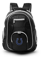 Indianapolis Colts Black 19 Laptop Gray Trim Backpack
