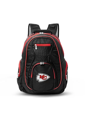 Kansas City Chiefs Black 19 Laptop Red Trim Backpack