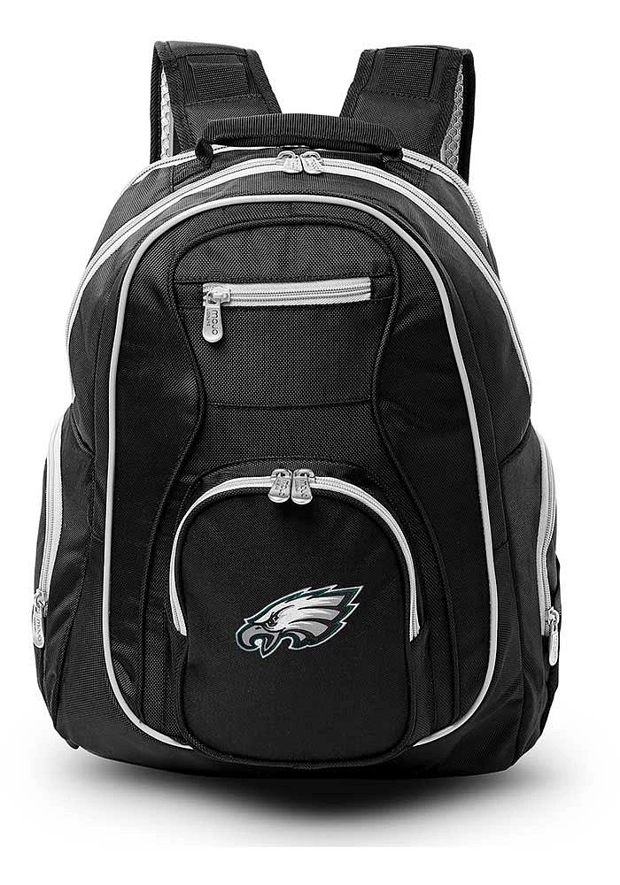 Philadelphia Eagles Black 19 Laptop Gray Trim Backpack