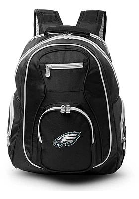 Philadelphia Eagles Black 19 Laptop Gray Trim Backpack