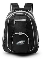 Philadelphia Eagles Black 19 Laptop Gray Trim Backpack