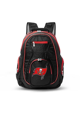 Tampa Bay Buccaneers Black 19 Laptop Red Trim Backpack