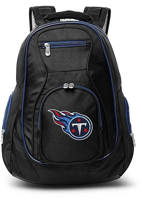 Tennessee Titans Black 19 Laptop Navy Trim Backpack