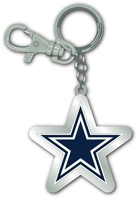 Dallas Cowboys Zamac Keychain - Navy Blue