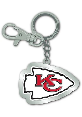Kansas City Chiefs Zamac Keychain - Red