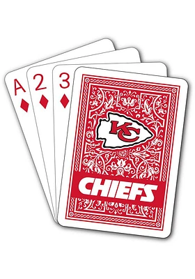 Kansas City Chiefs Logo Playing Cards