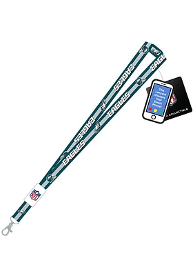 Mojo Philadelphia Eagles Charging Lanyard - Black