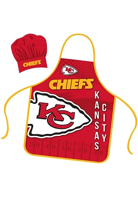 Kansas City Chiefs Hat and Apron BBQ Apron Set