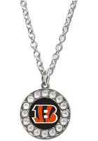 Mojo Cincinnati Bengals Rhinestone Womens Necklace