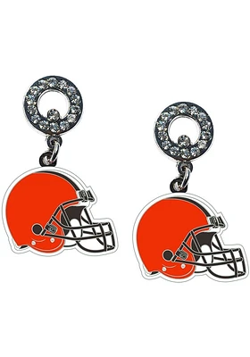Cleveland Browns Rhinestone Womens Earrings