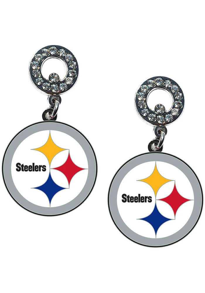 Pittsburgh Steelers Rhinestone Womens Earrings