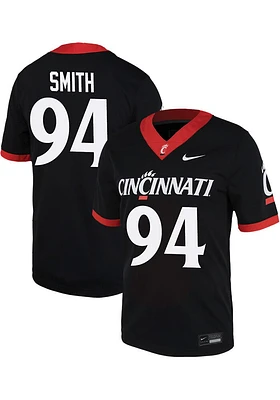 Keilan Smith  Nike Cincinnati Bearcats Black 94 NIL Game Name And Number Football Jersey