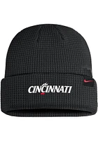 Nike Cincinnati Bearcats Black Terra Beanie Waffle Mens Knit Hat